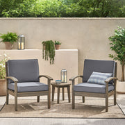Peyton Club Chair Outdoor Seating Acacia Wood 32.25 X 28.00 X 31.25" - R&R Furniture Gallery (Fountain Valley, CA)