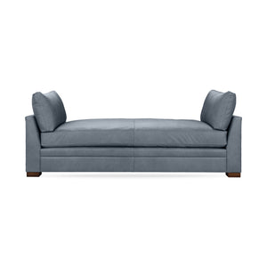 Classic Home Audrey Daybed with elegant wooden frame and neutral upholstery, perfect for stylish guest or lounge spaces.