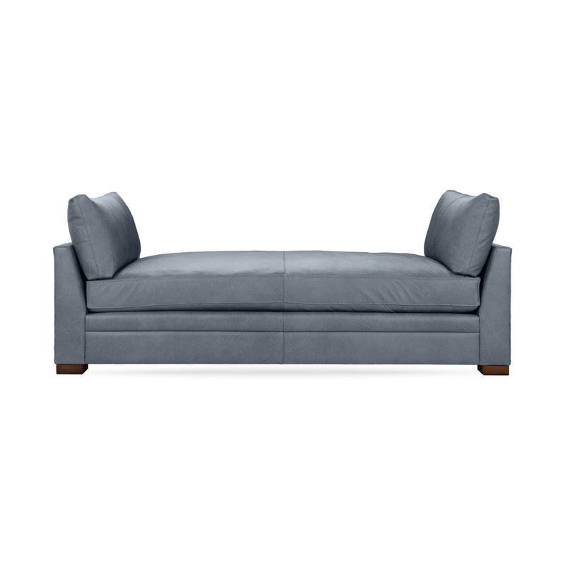 Classic Home Audrey Daybed with elegant wooden frame and neutral upholstery, perfect for stylish guest or lounge spaces.