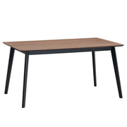 Rebi - Dining Table - Walnut & Black - R&R Furniture Gallery (Fountain Valley, CA)