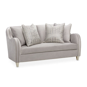 Roxbury Park - Velvet Loveseat - Steel / Slate
