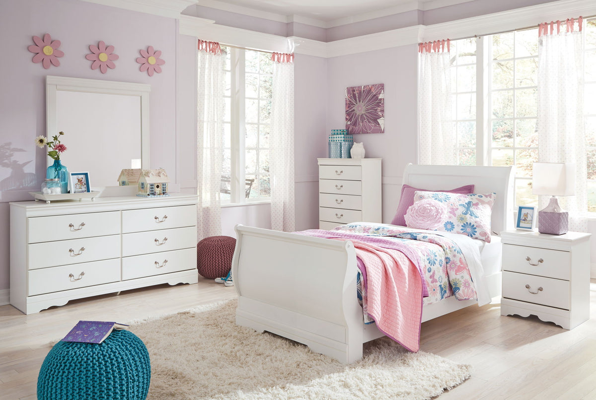 Anarasia - Sleigh Bed Set - R&R Furniture Gallery (Fountain Valley, CA)