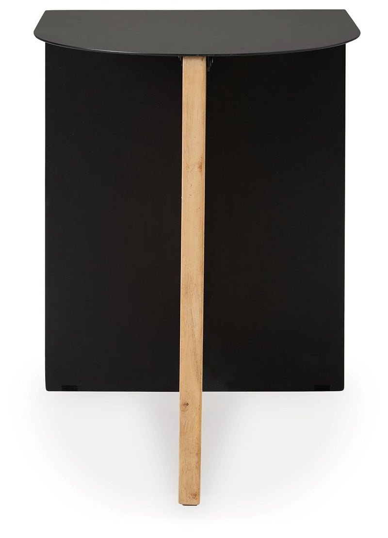 Ladgate - Accent Table - Black / Natural - R&R Furniture Gallery (Fountain Valley, CA)