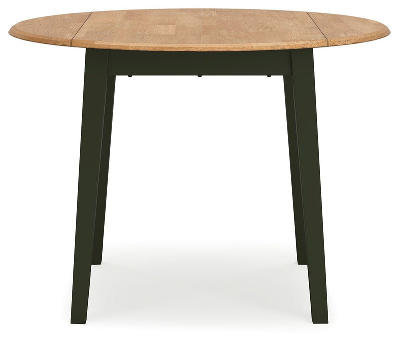 Gesthaven - Round Dining Room Drop Leaf Table - R&R Furniture Gallery (Fountain Valley, CA)