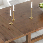 Lyra - Extendable Dining Table - Smoke Brown - R&R Furniture Gallery (Fountain Valley, CA)