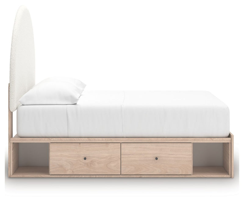 Arloster - Upholstered Panel Bed - R&R Furniture Gallery (Fountain Valley, CA)