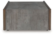 Kallenny - Square Cocktail Table - Brown / Gray - R&R Furniture Gallery (Fountain Valley, CA)