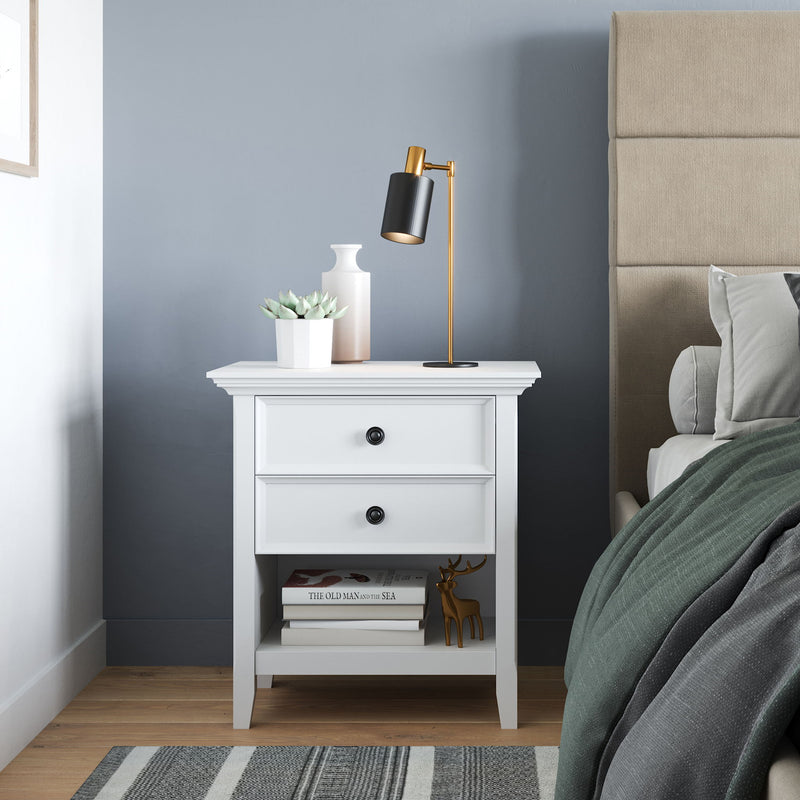 Amherst - Bedside Table, Handcrafted - R&R Furniture Gallery (Fountain Valley, CA)