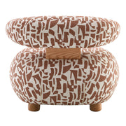 Lynn - Accent Chair - Brown - R&R Furniture Gallery (Fountain Valley, CA)