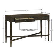 Fluted - 2 Drawer Storage Console Table - Brown - R&R Furniture Gallery (Fountain Valley, CA)