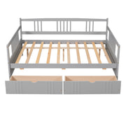 Modern Daybed by DreamHaus with built-in storage drawers, featuring a sleek, multifunctional design perfect for contemporary bedrooms.