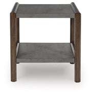 Kallenny - Rectangular End Table - Brown / Gray - R&R Furniture Gallery (Fountain Valley, CA)