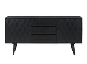 Valentina - Buffet - Black - R&R Furniture Gallery (Fountain Valley, CA)