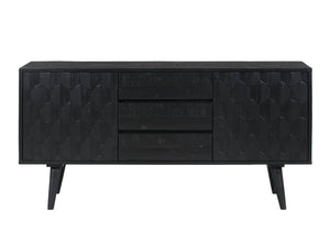 Valentina - Buffet - Black - R&R Furniture Gallery (Fountain Valley, CA)