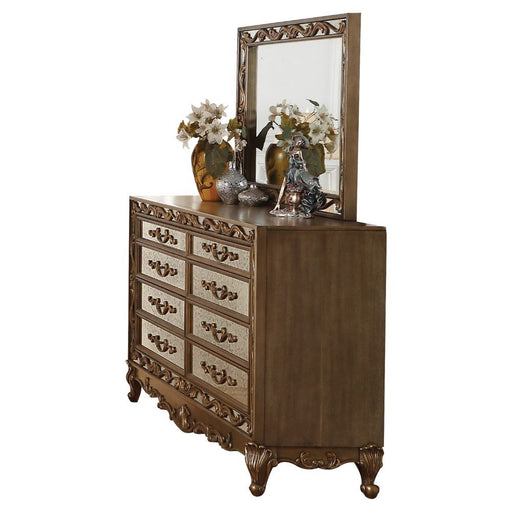 Orianne - Mirror - Antique Gold - R&R Furniture Gallery (Fountain Valley, CA)