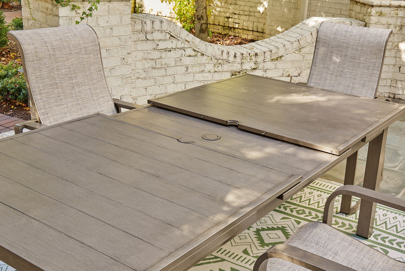 Beach Front - RECT Dining Room EXT Table - Beige - R&R Furniture Gallery (Fountain Valley, CA)