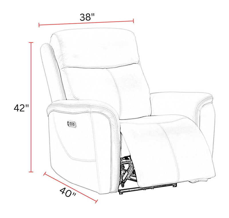 Cascade - Power Recliner - R&R Furniture Gallery (Fountain Valley, CA)