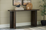 Jalenry - Console Sofa Table - Grayish Brown - R&R Furniture Gallery (Fountain Valley, CA)