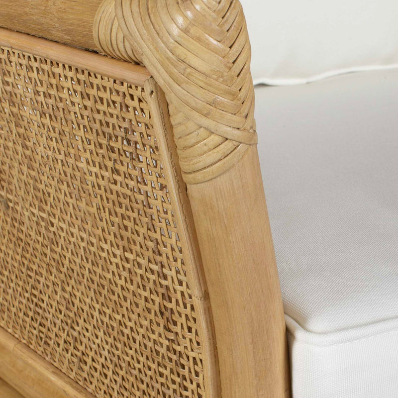 Pacific - Rattan Counter Stool - Brown / White
