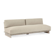 Livia - Teak Outdoor Sofa - Taupe - R&R Furniture Gallery (Fountain Valley, CA)