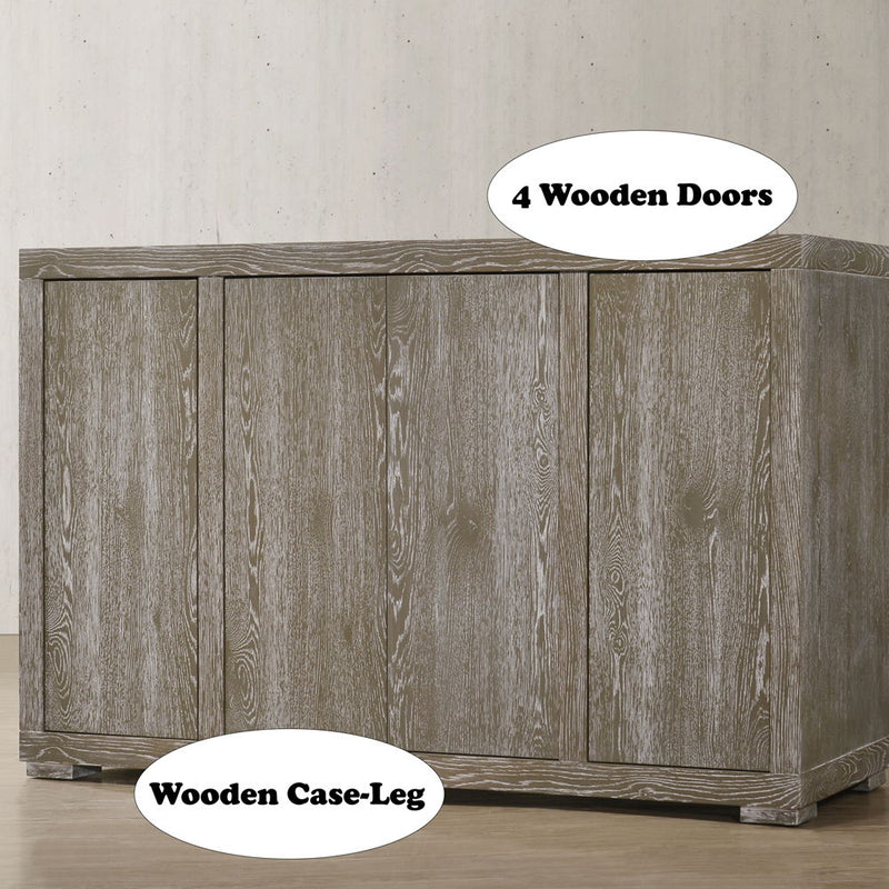 Gabrian - Server - Reclaimed Gray - R&R Furniture Gallery (Fountain Valley, CA)