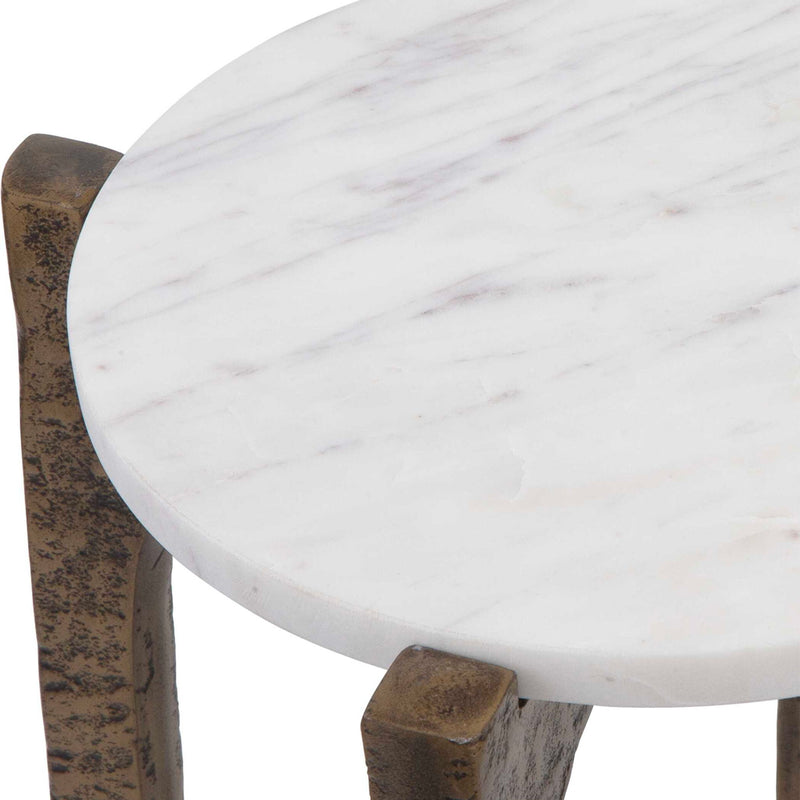 Vivi - Marble Drink Table - Bronze