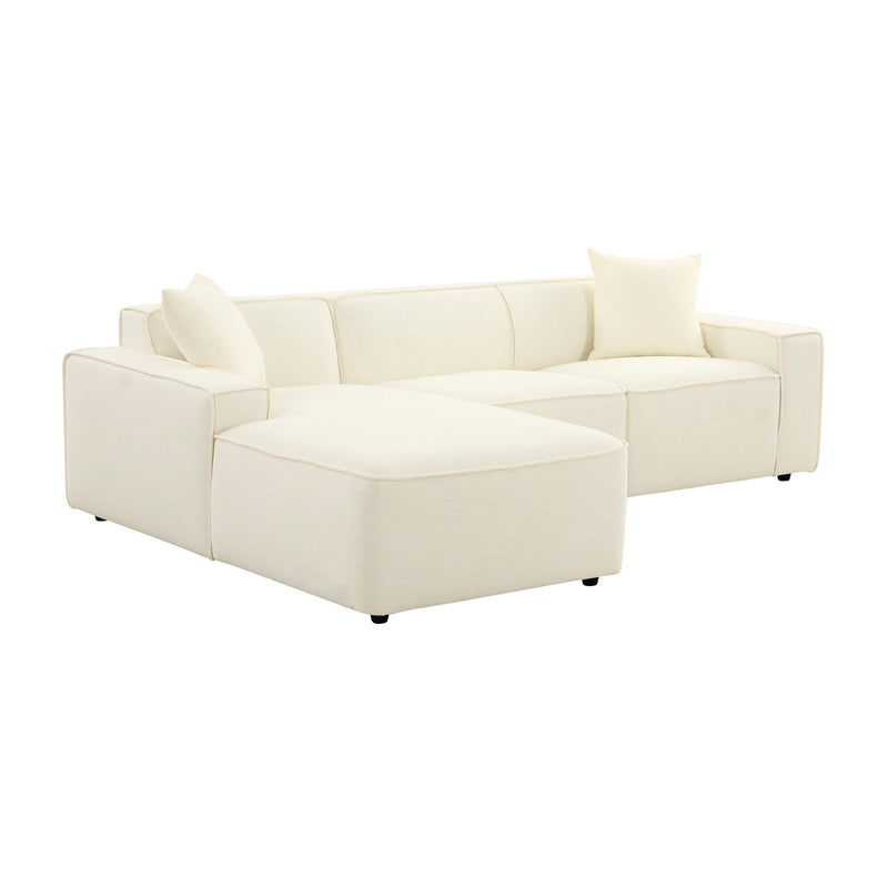 Olafur - Velvet Sectional - R&R Furniture Gallery (Fountain Valley, CA)