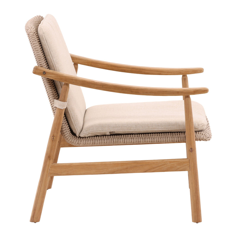 Wembley - Outdoor Occasional Chair - Sand And Natural
