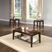 Docila - 3 Piece Coffee & End Set - Walnut - R&R Furniture Gallery (Fountain Valley, CA)