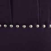 Dawn - Tufted Round Ottoman Nailhead Accents - Purple - R&R Furniture Gallery (Fountain Valley, CA)