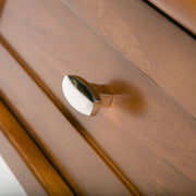 Handcrafted Warm Shaker coffee table by Simpli-Home with a smooth wooden surface and sturdy legs, ideal for living room décor.
