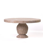 Natural Cake Stand - Travertine - R&R Furniture Gallery (Fountain Valley, CA)