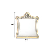 Lucienne - Mirror With LED - Beige Velvet - R&R Furniture Gallery (Fountain Valley, CA)