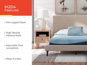 Sierra Sleep Peak 2.0 8-inch Memory Foam Mattress showing plush, layered foam surface for comfortable sleep support