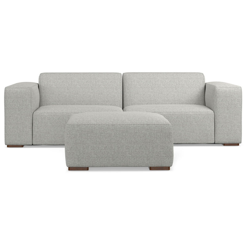 Rex - Handcrafted Sectional Sofa And Ottoman - R&R Furniture Gallery (Fountain Valley, CA)
