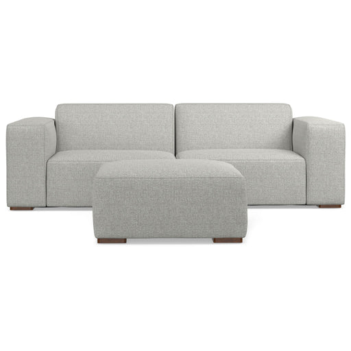 Rex - Handcrafted Sectional Sofa And Ottoman - R&R Furniture Gallery (Fountain Valley, CA)