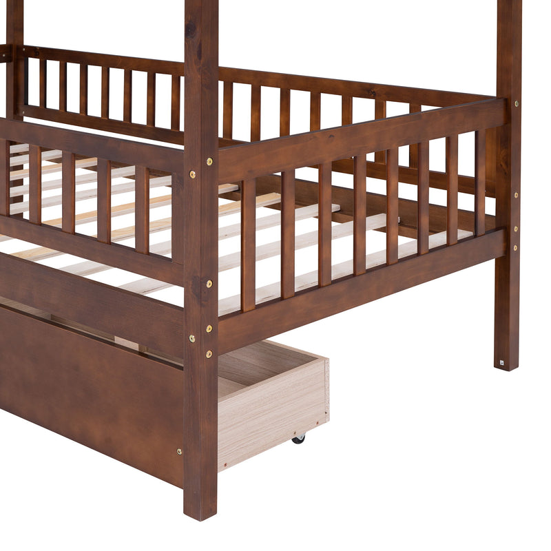 House Bed With 2 Drawers - R&R Furniture Gallery (Fountain Valley, CA)