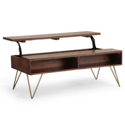 Hunter - Handcrafted Lift Top Coffee Table - R&R Furniture Gallery (Fountain Valley, CA)