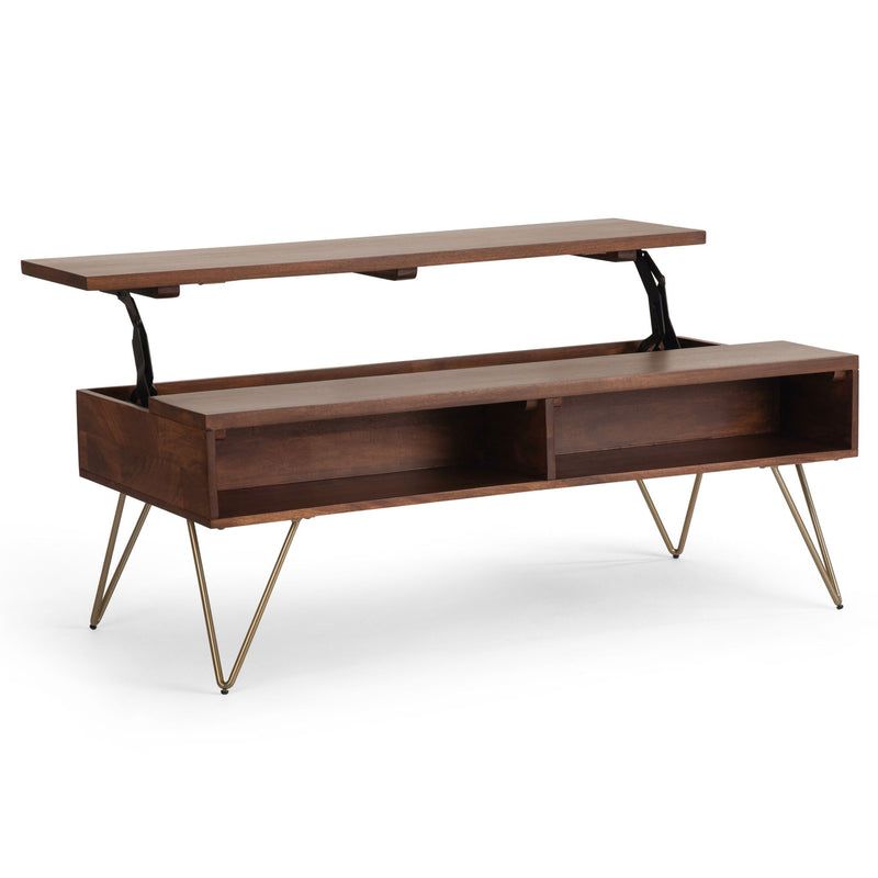 Hunter - Handcrafted Lift Top Coffee Table - R&R Furniture Gallery (Fountain Valley, CA)