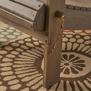 Outdoor Foldable Adirondack Chair With Hand Crafted Details - Gray - R&R Furniture Gallery (Fountain Valley, CA)