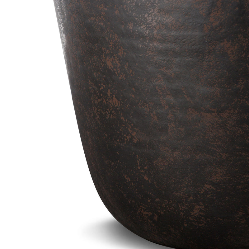Garvy - Handcrafted Metal Side Table - R&R Furniture Gallery (Fountain Valley, CA)