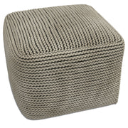 Eastmont - Outdoor / Indoor Pouf - Cream - R&R Furniture Gallery (Fountain Valley, CA)