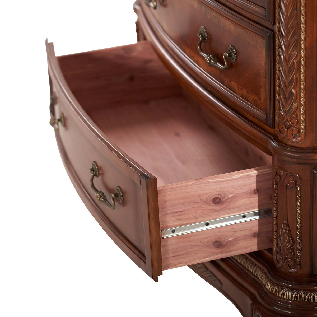 Cortina - 6-Drawer Chest - Honey Walnut - R&R Furniture Gallery (Fountain Valley, CA)