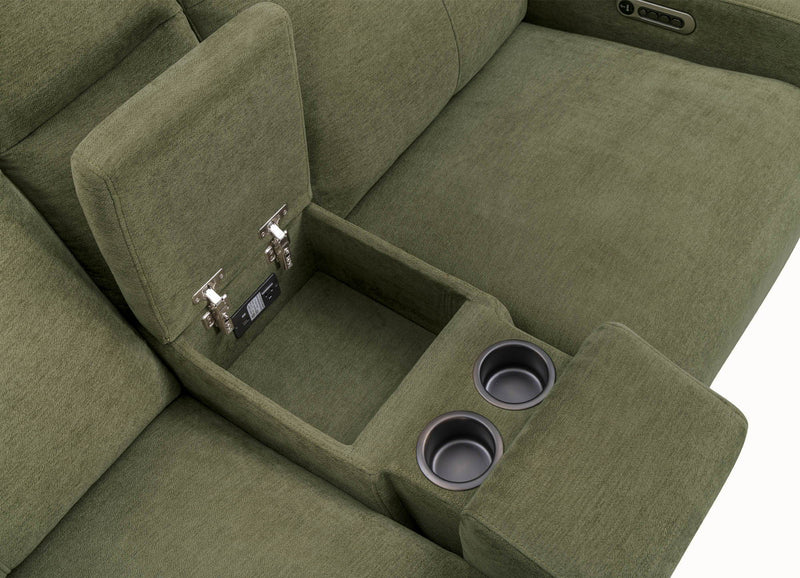 Traxton - Power Zero Gravity Tilt Console Loveseat