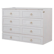 DreamHaus cabinet bed with large drawers and stylish design, showcasing a modern Murphy bed with ample storage space.