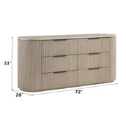 Leanna - Dresser - Light Oak - R&R Furniture Gallery (Fountain Valley, CA)