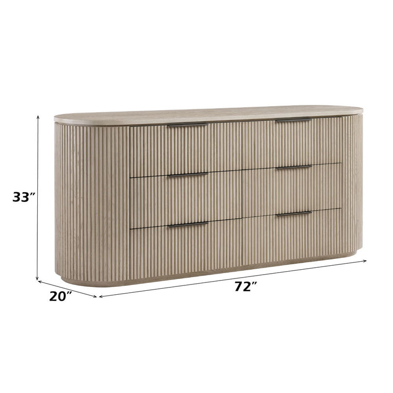 Leanna - Dresser - Light Oak - R&R Furniture Gallery (Fountain Valley, CA)