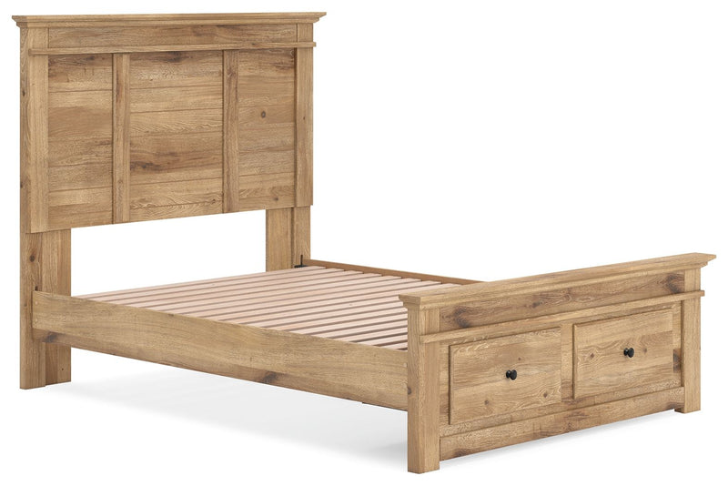 Makidern - Panel Storage Bed With Storage Footboard - R&R Furniture Gallery (Fountain Valley, CA)