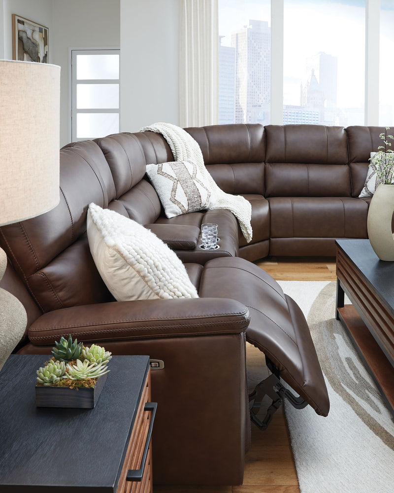 Bleckley - Reclining Sectional - R&R Furniture Gallery (Fountain Valley, CA)