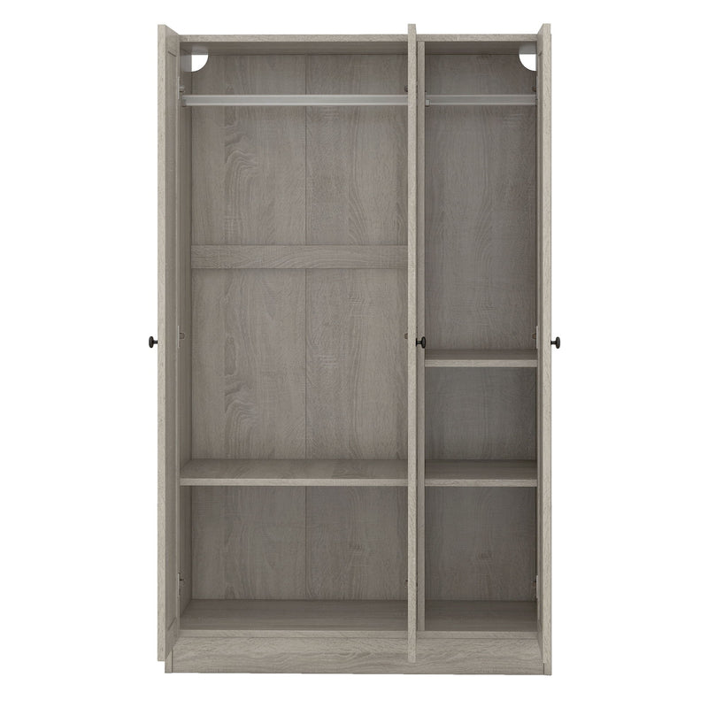 3 Door Shutter Wardrobe With Shelves - R&R Furniture Gallery (Fountain Valley, CA)